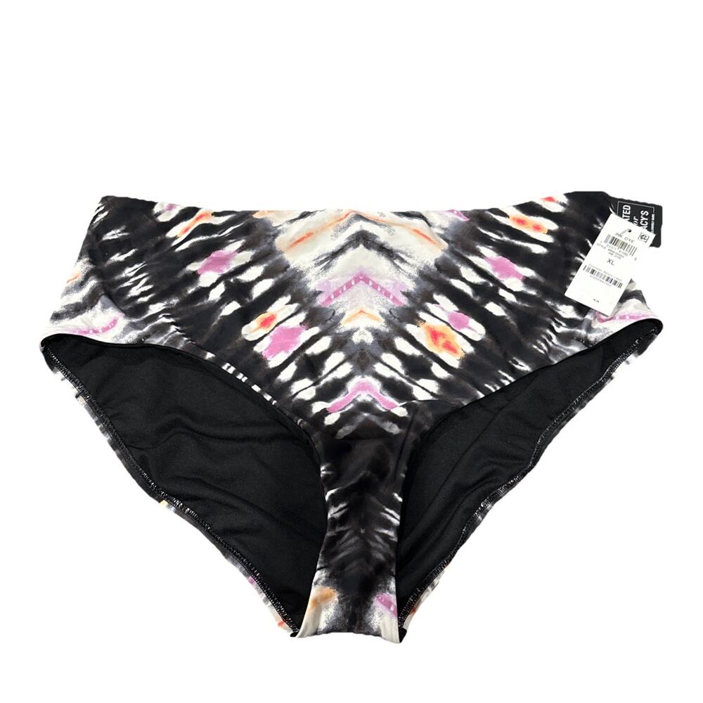 BAR III High-Waist Women's Bikini Bottoms Ink-Dyed Size XL
